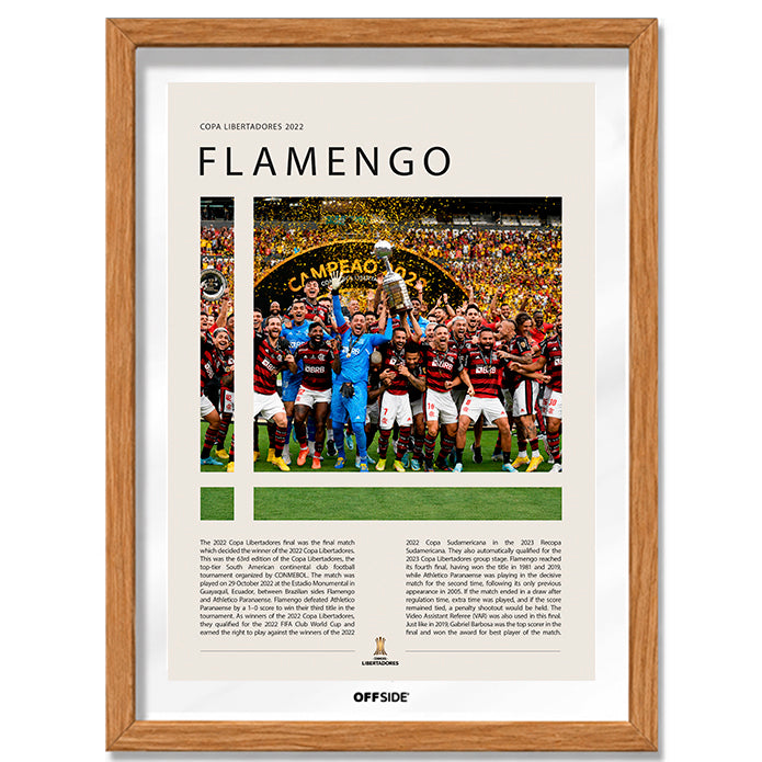 Flamengo Campeón Copa Libertadores 2022 - marco madera