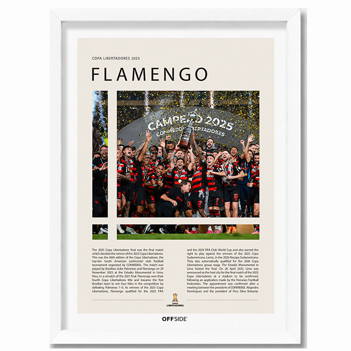 Flamengo Campeón Copa Libertadores 2025 - marco blanco