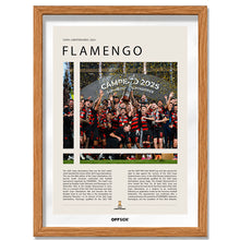 Flamengo Campeón Copa Libertadores 2025 - marco madera