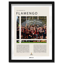 Flamengo Campeón Copa Libertadores 2025 - marco negro