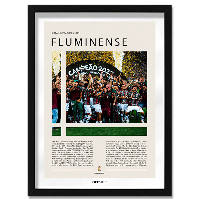 Fluminense Campeón Copa Libertadores 2023 - marco negro