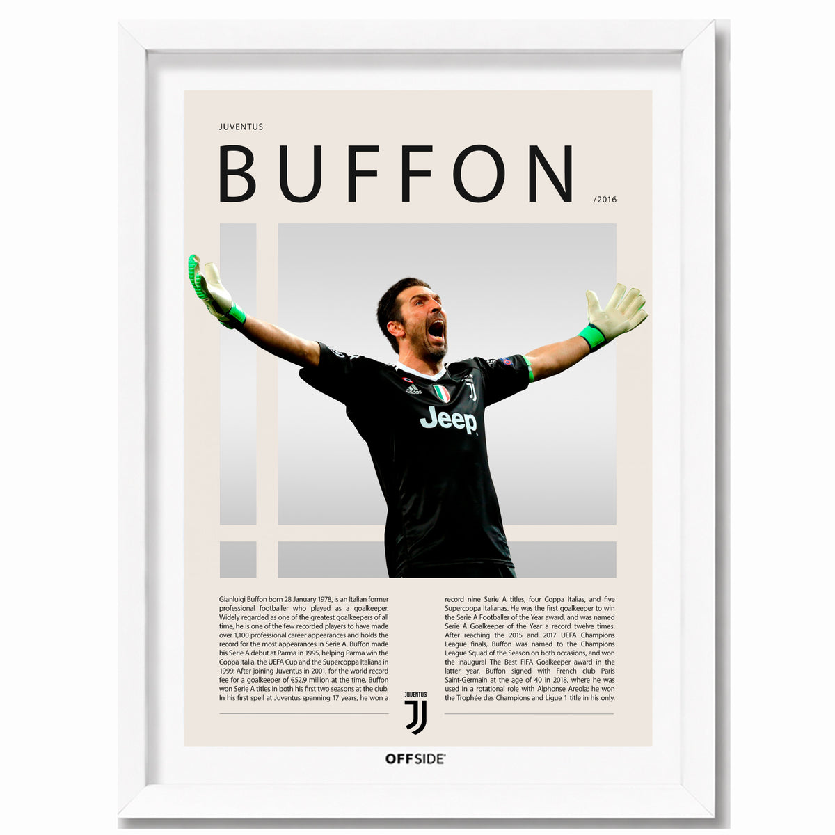 Gianluigi Buffon Gigi en Juventus Temporada 2016 - marco blanco