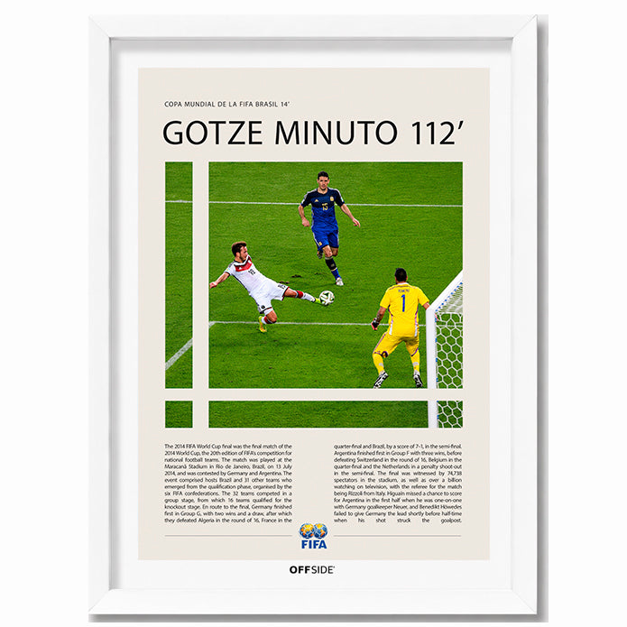 Mario Götze Gol en la Final Brasil 2014 - marco blanco
