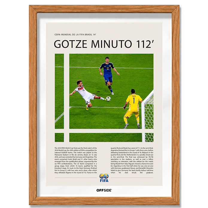 Mario Götze Gol en la Final Brasil 2014 - marco madera