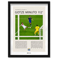 Mario Götze Gol en la Final Brasil 2014 - marco negro