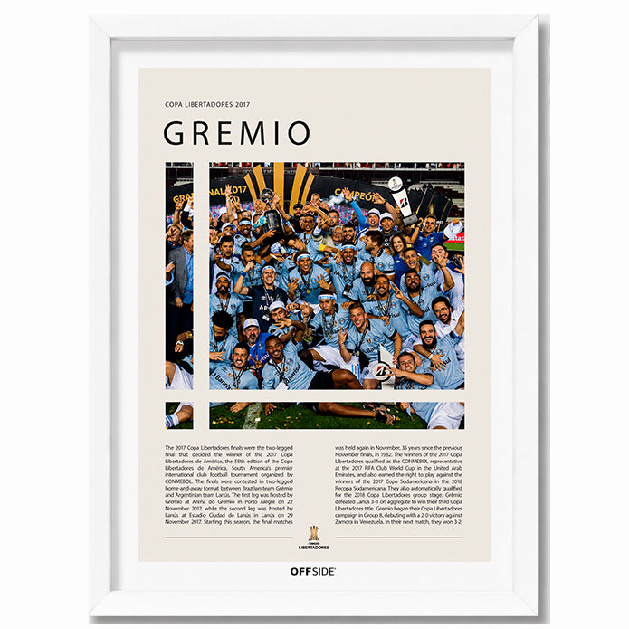 Grêmio Campeón Copa Libertadores 2017 - marco blanco