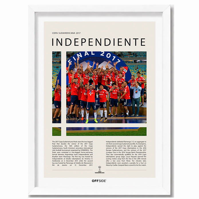 Independiente Campeón Copa Sudamericana 2017 - marco blanco