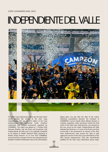 Independiente del Valle Campeón Copa Sudamericana 2022 - detalle del diseño