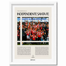 Independiente Santa Fe Campeón Copa Sudamericana 2015 - marco blanco