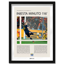 Andrés Iniesta Gol en la Final Sudáfrica 2010 - marco negro