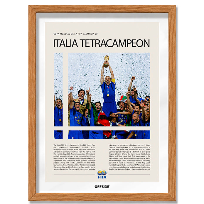 Italia Campeona del Mundo Alemania 2006 - marco madera