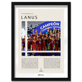 Lanús Campeón Copa Sudamericana 2025 - marco negro