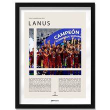 Lanús Campeón Copa Sudamericana 2025 - marco negro