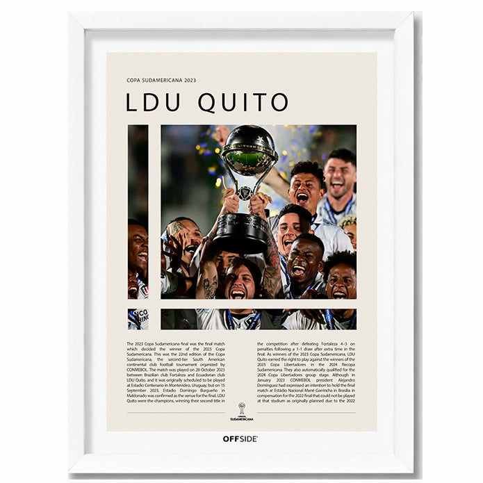 LDU Quito Campeón Copa Sudamericana 2023 - marco blanco