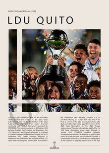 LDU Quito Campeón Copa Sudamericana 2023 - detalle del diseño