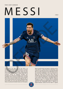 Lionel Messi La Pulga en PSG Temporada 2022 - vista con marca de agua