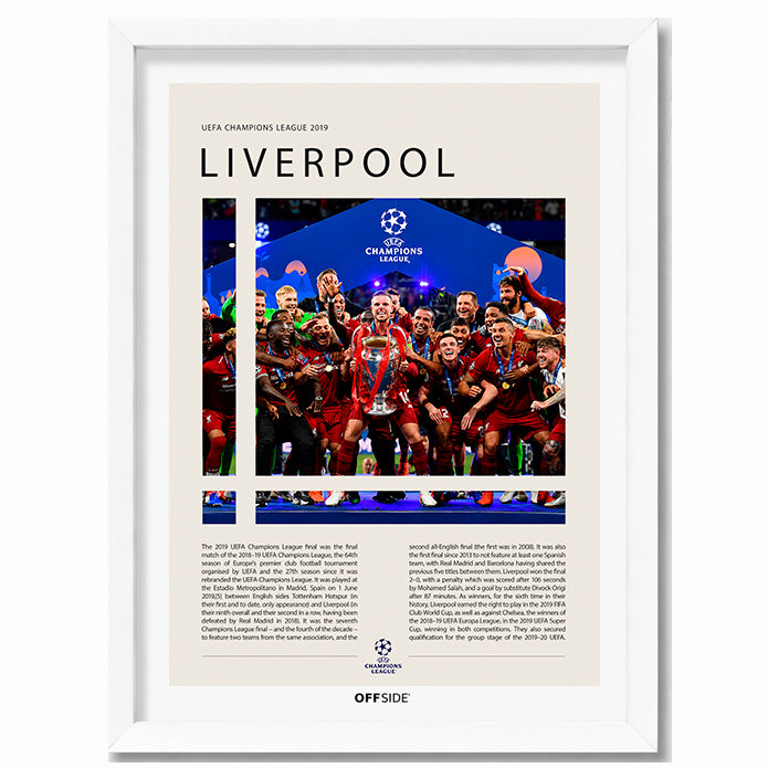 Liverpool Campeón Champions League 2019 - marco blanco