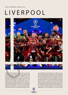 Liverpool Campeón Champions League 2019 - detalle del diseño
