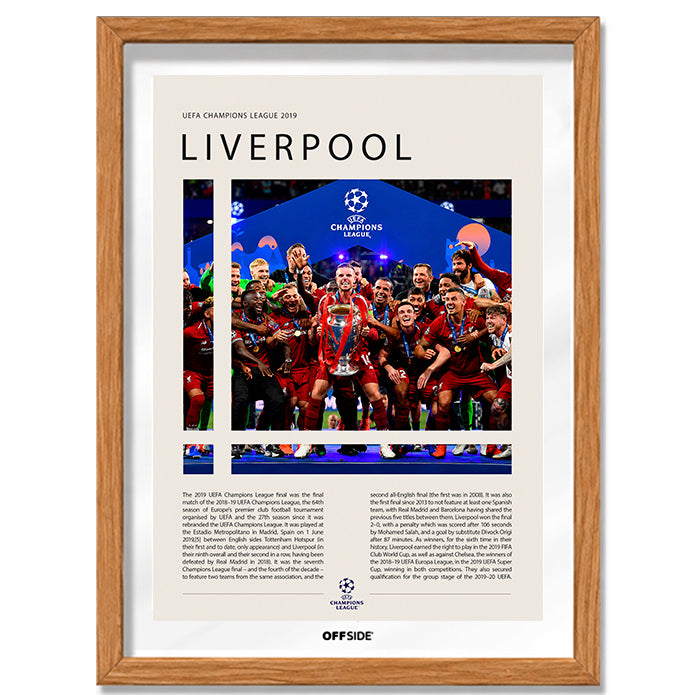 Liverpool Campeón Champions League 2019 - marco madera