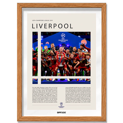 Liverpool Campeón Champions League 2019 - marco madera