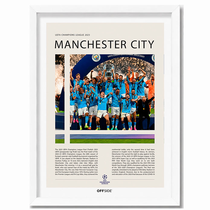 Manchester City Campeón Champions League 2023 - marco blanco