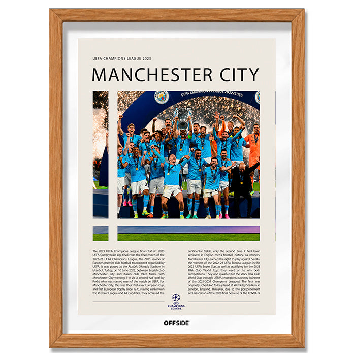 Manchester City Campeón Champions League 2023 - marco madera