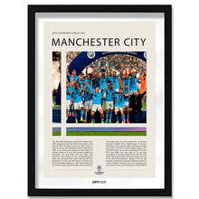 Manchester City Campeón Champions League 2023 - marco negro