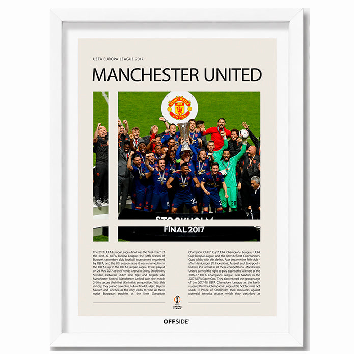 Manchester United Campeón Europa League 2017 - marco blanco
