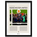 Manchester United Campeón Europa League 2017 - marco negro