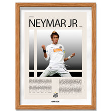 Neymar Jr Ney en Santos Temporada 2009 - marco madera