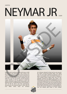 Neymar Jr Ney en Santos Temporada 2009 - vista con marca de agua