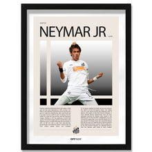Neymar Jr Ney en Santos Temporada 2009 - marco negro