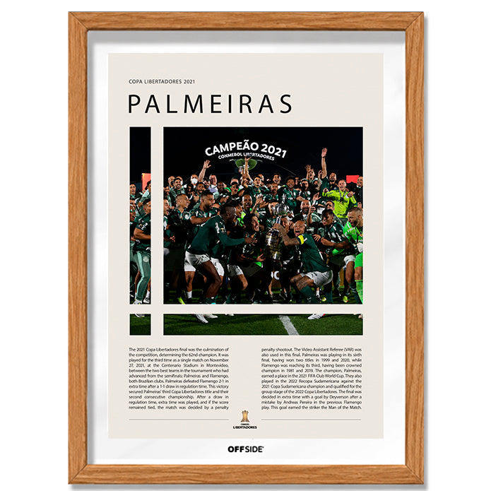 Palmeiras Campeón Copa Libertadores 2021 - marco madera