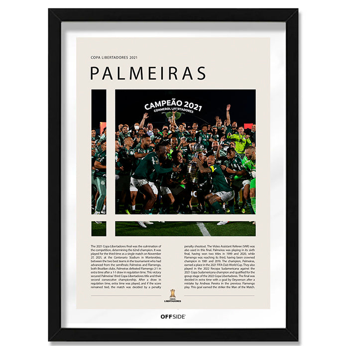 Palmeiras Campeón Copa Libertadores 2021 - marco negro