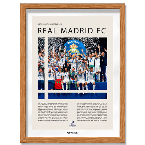 Real Madrid Campeón Champions League 2016 - marco madera