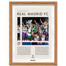 Real Madrid Campeón Champions League 2017 - marco madera