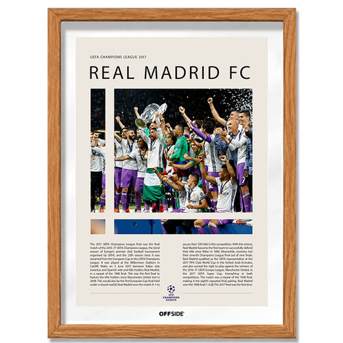 Real Madrid Campeón Champions League 2017 - marco madera