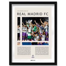 Real Madrid Campeón Champions League 2017 - marco negro