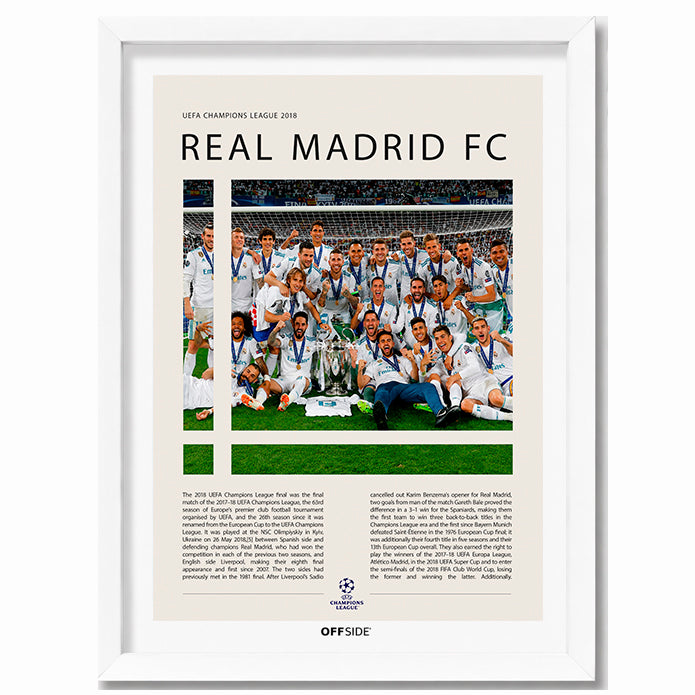 Real Madrid Campeón Champions League 2018 - marco blanco