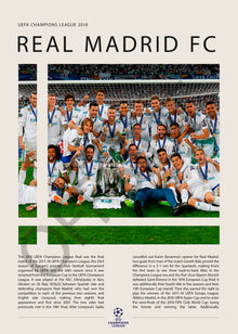 Real Madrid Campeón Champions League 2018 - detalle del diseño
