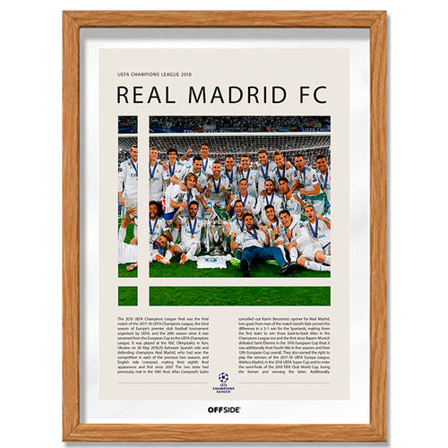 Real Madrid Campeón Champions League 2018 - marco madera