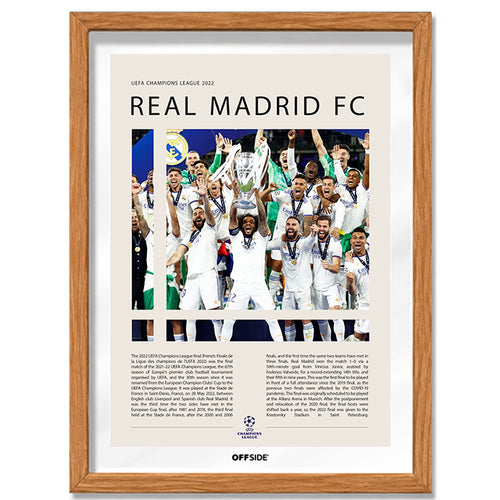 Real Madrid Campeón Champions League 2022 - marco madera