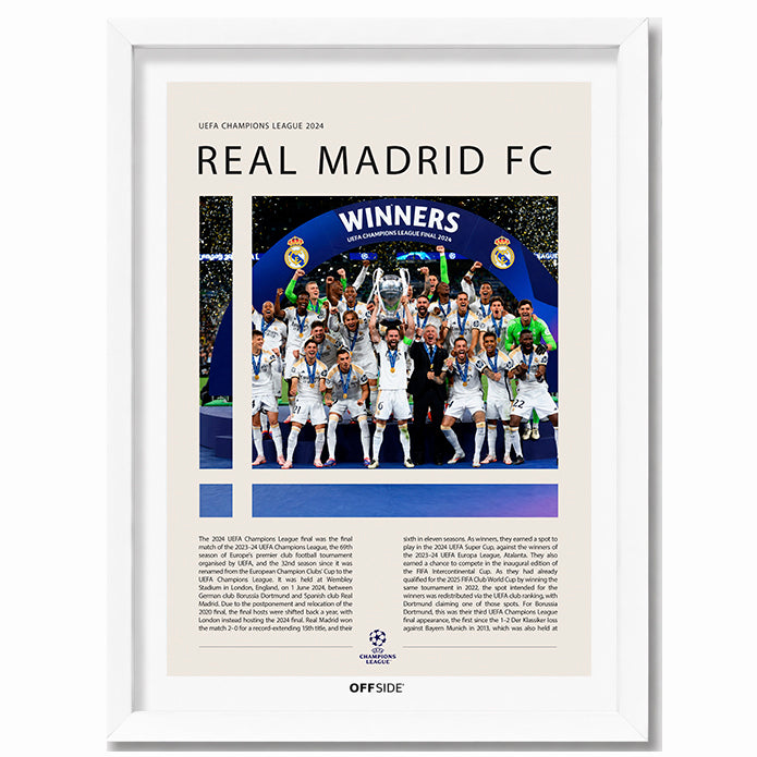 Real Madrid Campeón Champions League 2024 - marco blanco