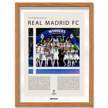 Real Madrid Campeón Champions League 2024 - marco madera