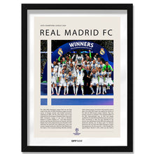 Real Madrid Campeón Champions League 2024 - marco negro