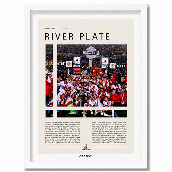 River Plate Campeón Copa Libertadores 2015 - marco blanco