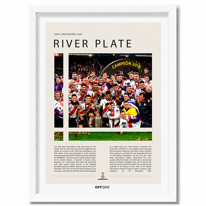 River Plate Campeón Copa Libertadores 2018 - marco blanco