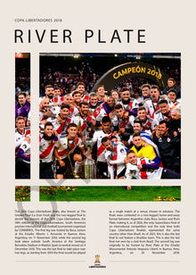 River Plate Campeón Copa Libertadores 2018 - detalle del diseño