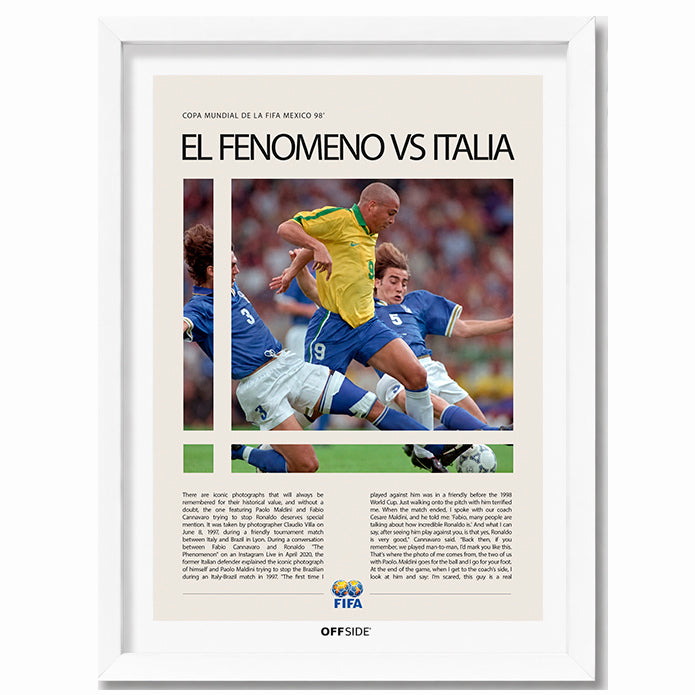 Ronaldo El Fenómeno vs Italia Mundial Francia 1998 - marco blanco