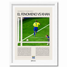 Ronaldo El Fenómeno vs Oliver Kahn Mundial 2002 - marco blanco